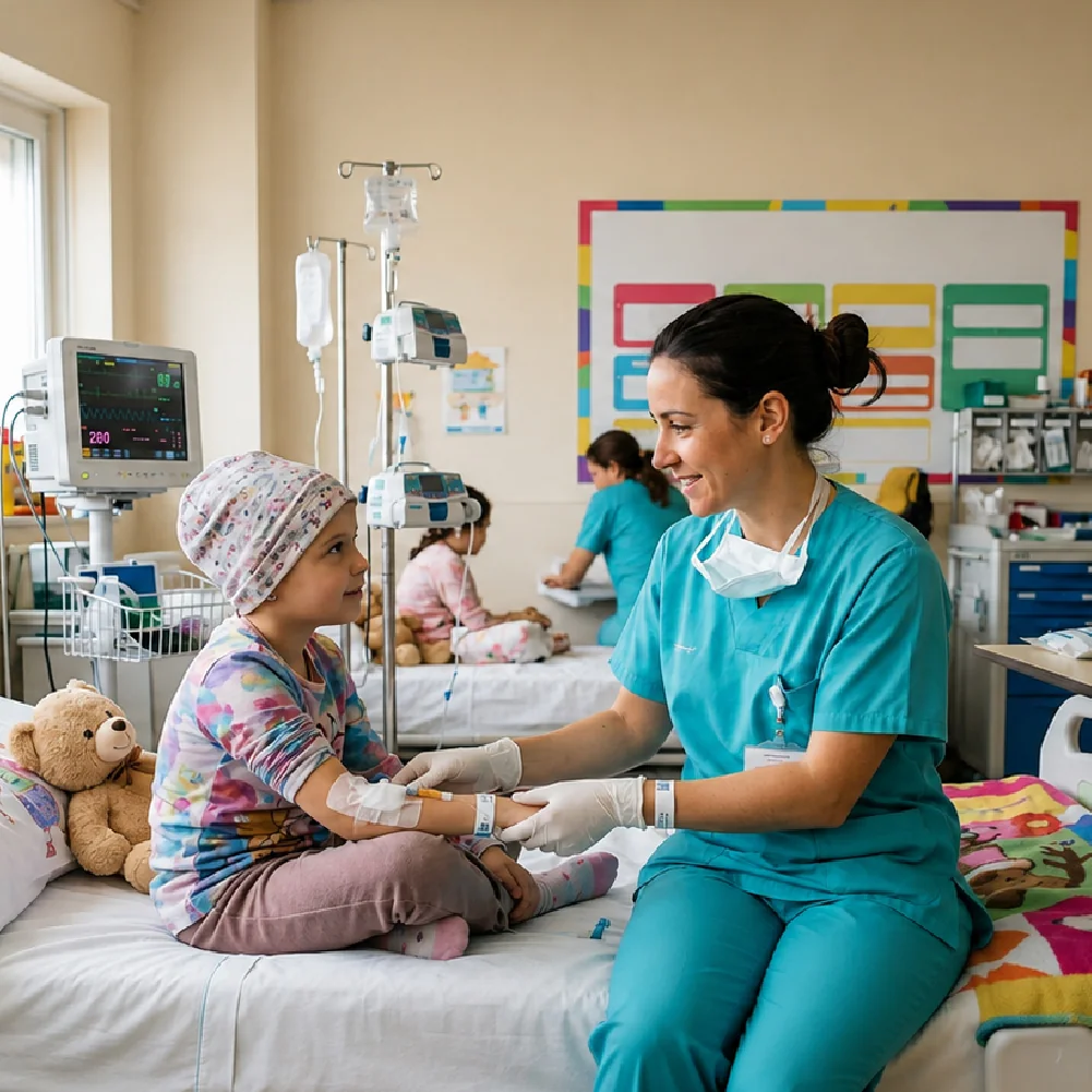 Curso de Cuidados y Procedimientos de Enfermería en Oncología Pediátrica Valoración, Cuidados Seguros y Prevención de Complicaciones