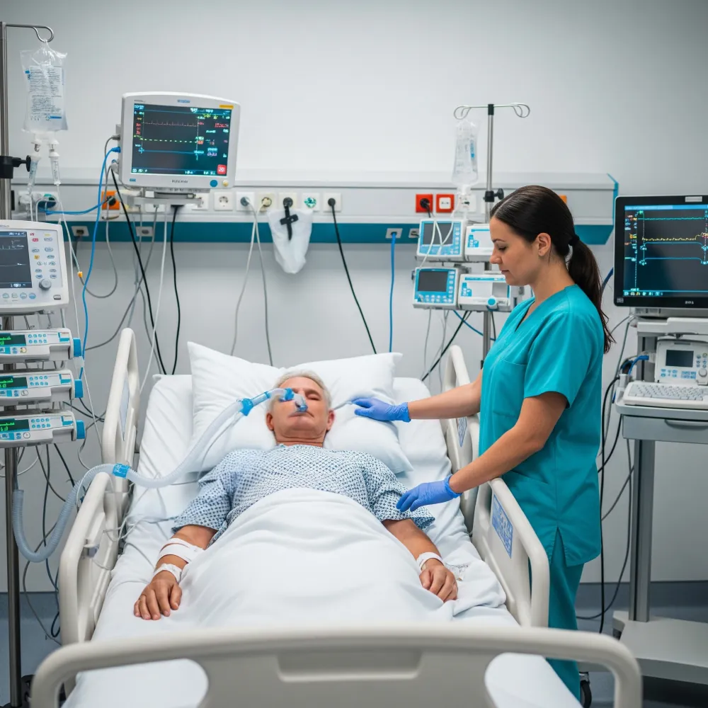 Curso de Enfermería en UCI: Ventilación, PICC y Monitorización Hemodinámica