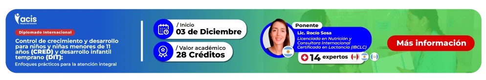 Control de Crecimiento y Desarrollo para Niños y Niñas Menores de 11 Años (CRED) y (DIT)